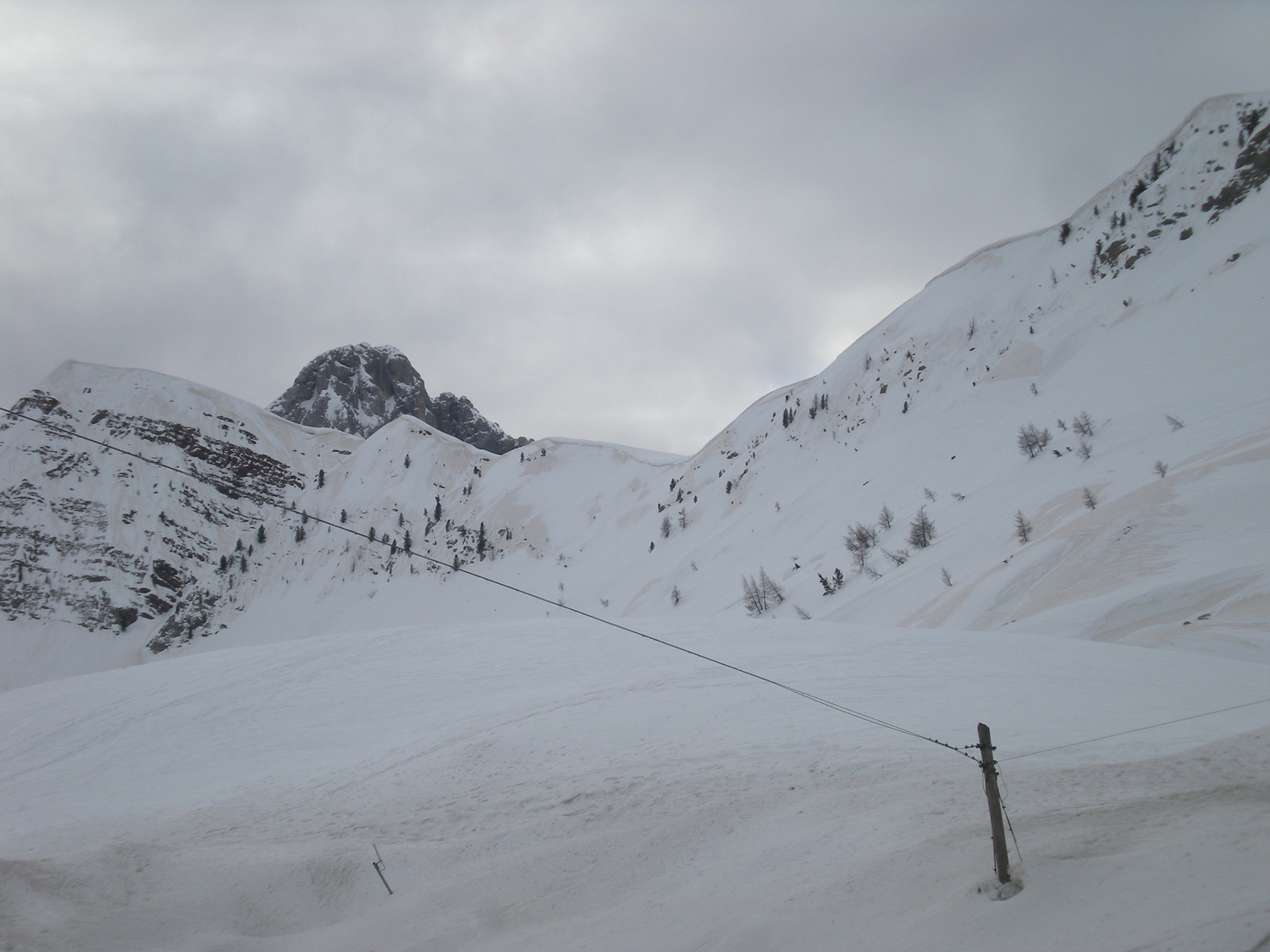 Forcella di Venegia dal Passo Valles.Salita alla Cima dei Bureloni.