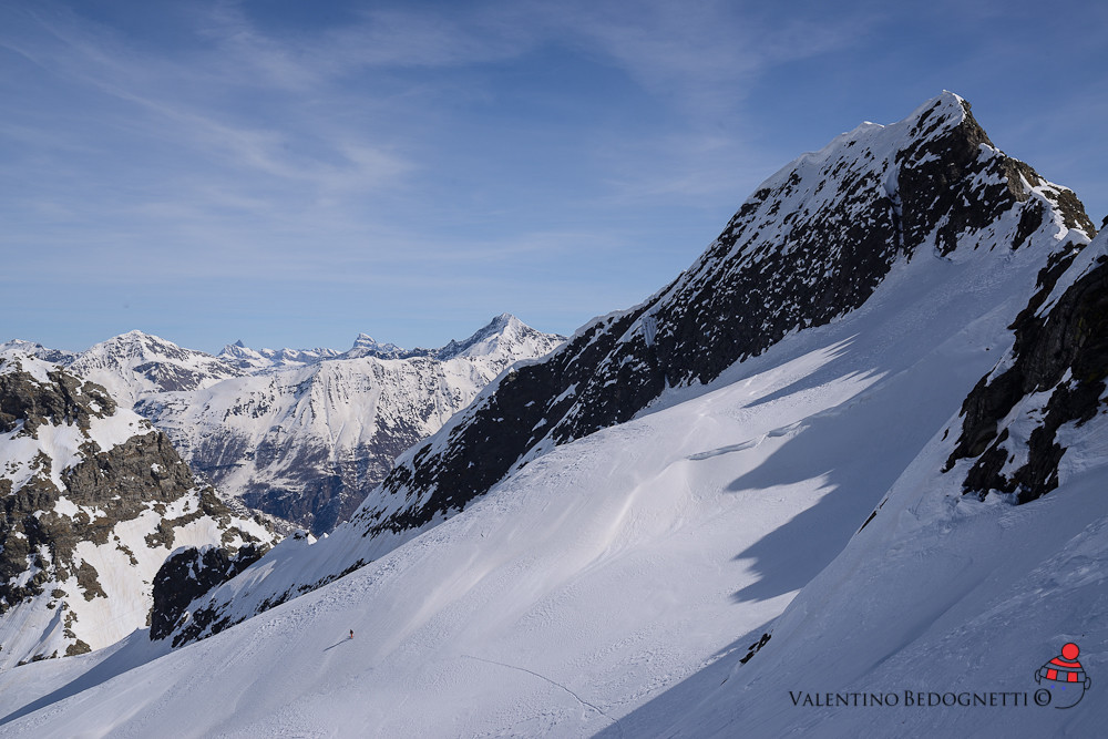 distanze sotto il Pizzo della Forcola 2675m