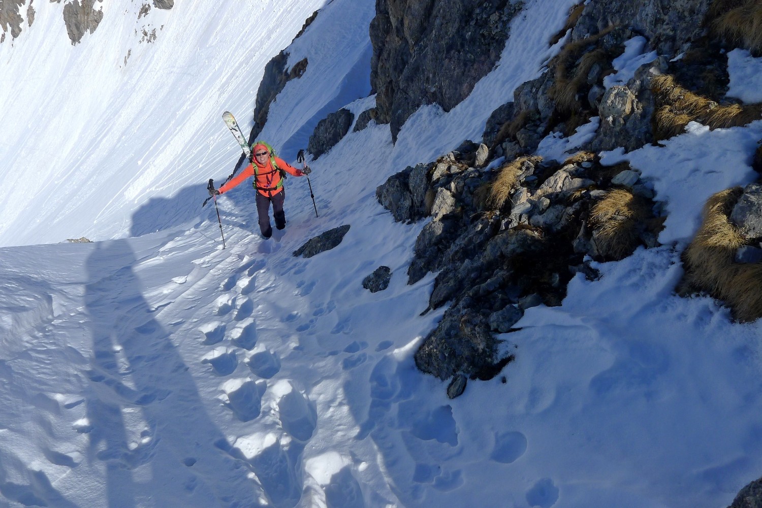 sortie du premier ressaut, le soleil retrouvé