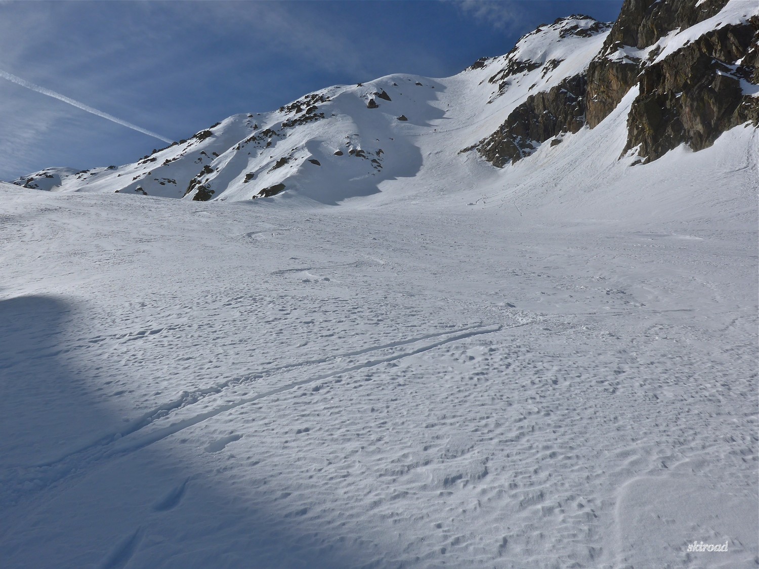 Ma descente du collet de l'Agnel.