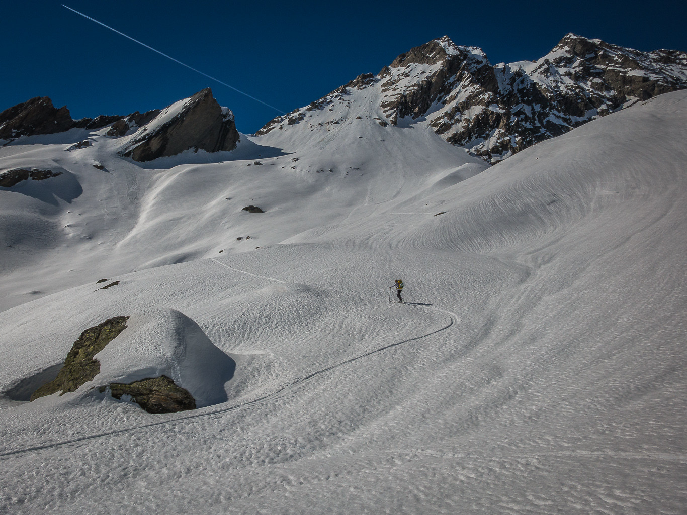 La Gande Ecaille. En montant à R Blanc.