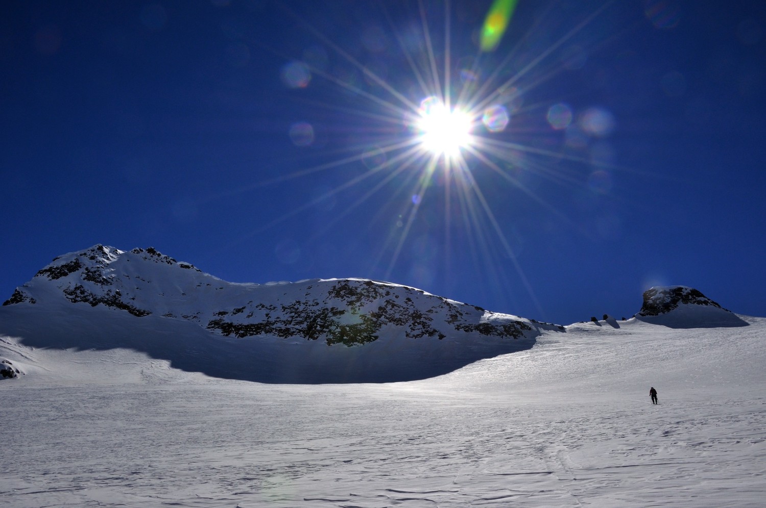 Glacier de Scalino (poschiavo). Le Cancian est à G