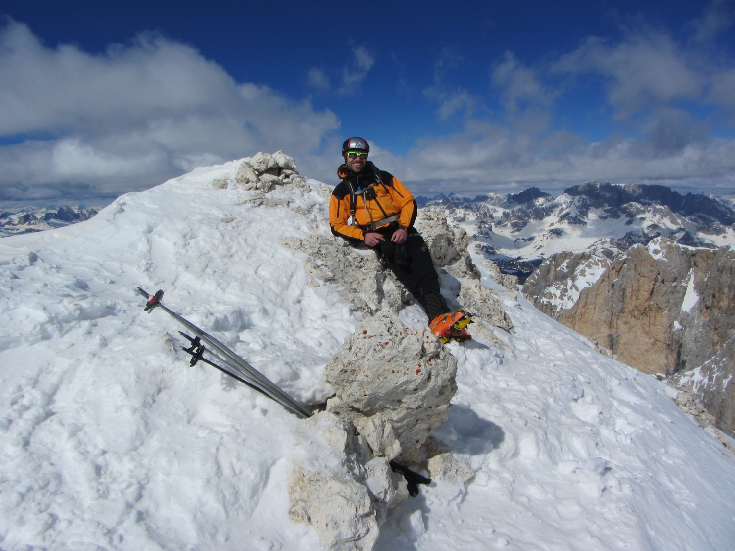 In cima alla Vezzana