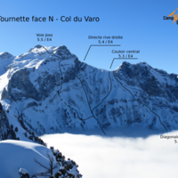 Col du Varo - Tournette face N