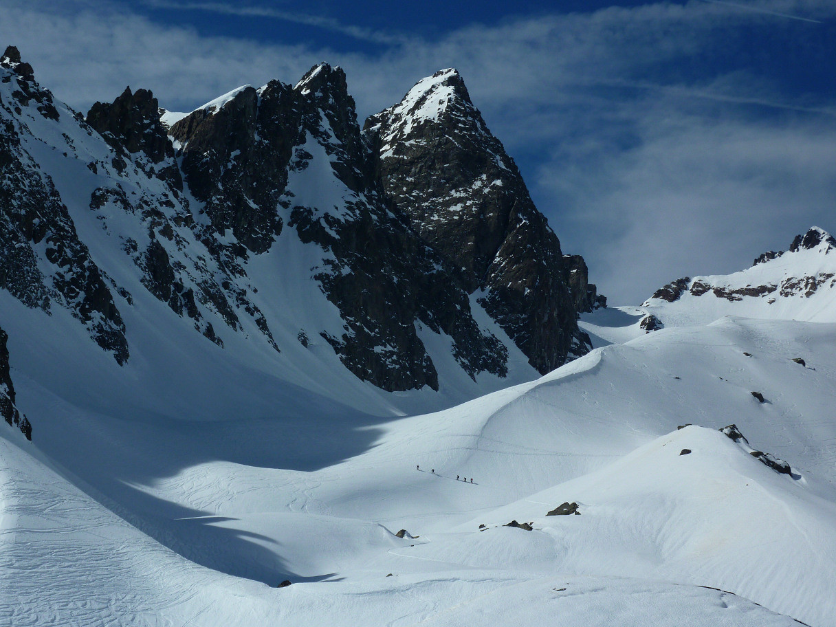 Puy Gris et moraines de l'ancien glacier