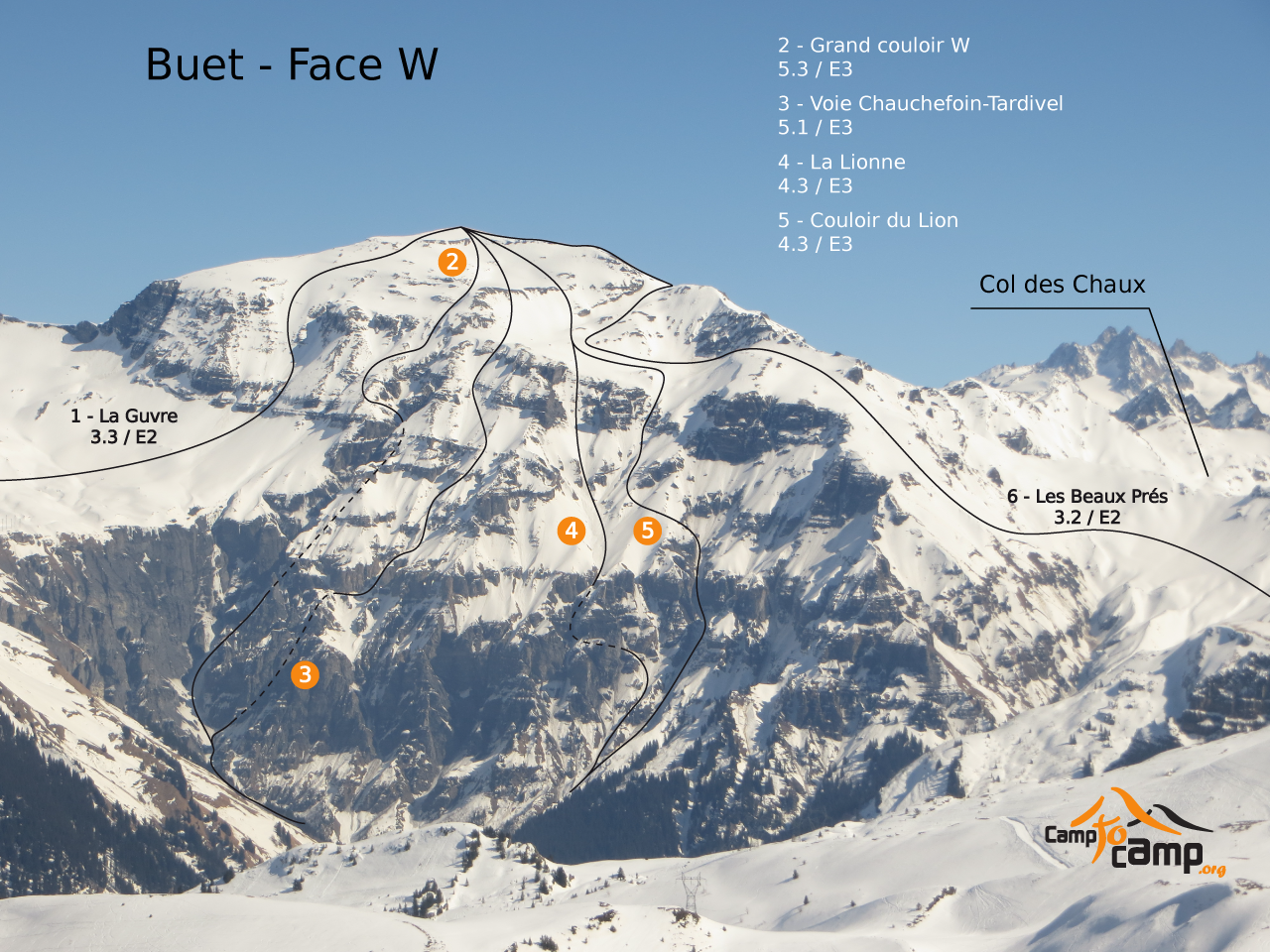 Le Buet Face W