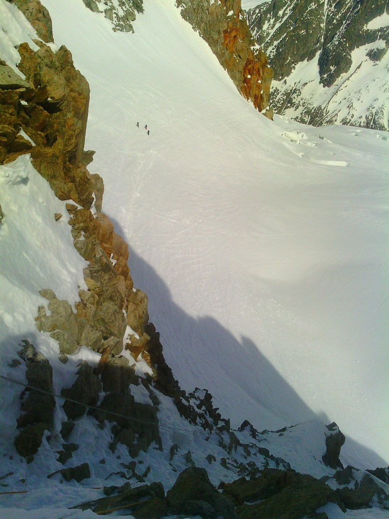 vue du coté Mont Mallé, et du rappel.