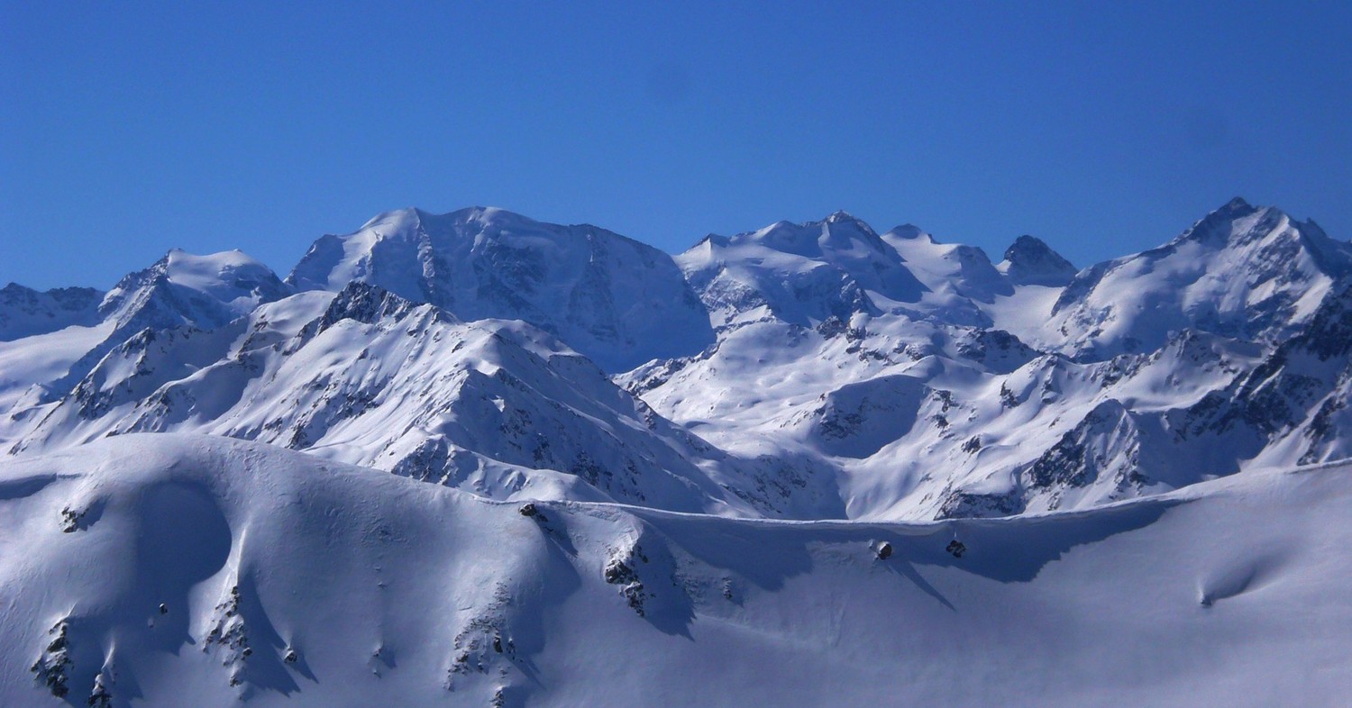Palü - Bellavista - Bernina vus du Piz Uter