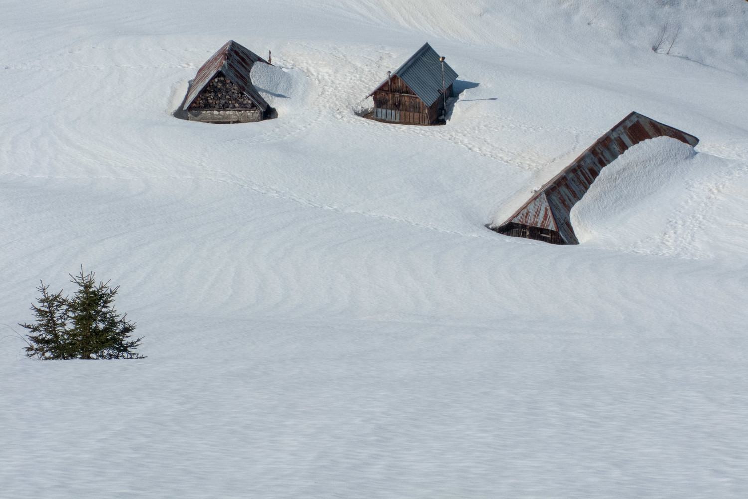 Chalets du Haut du Four vus d'en haut