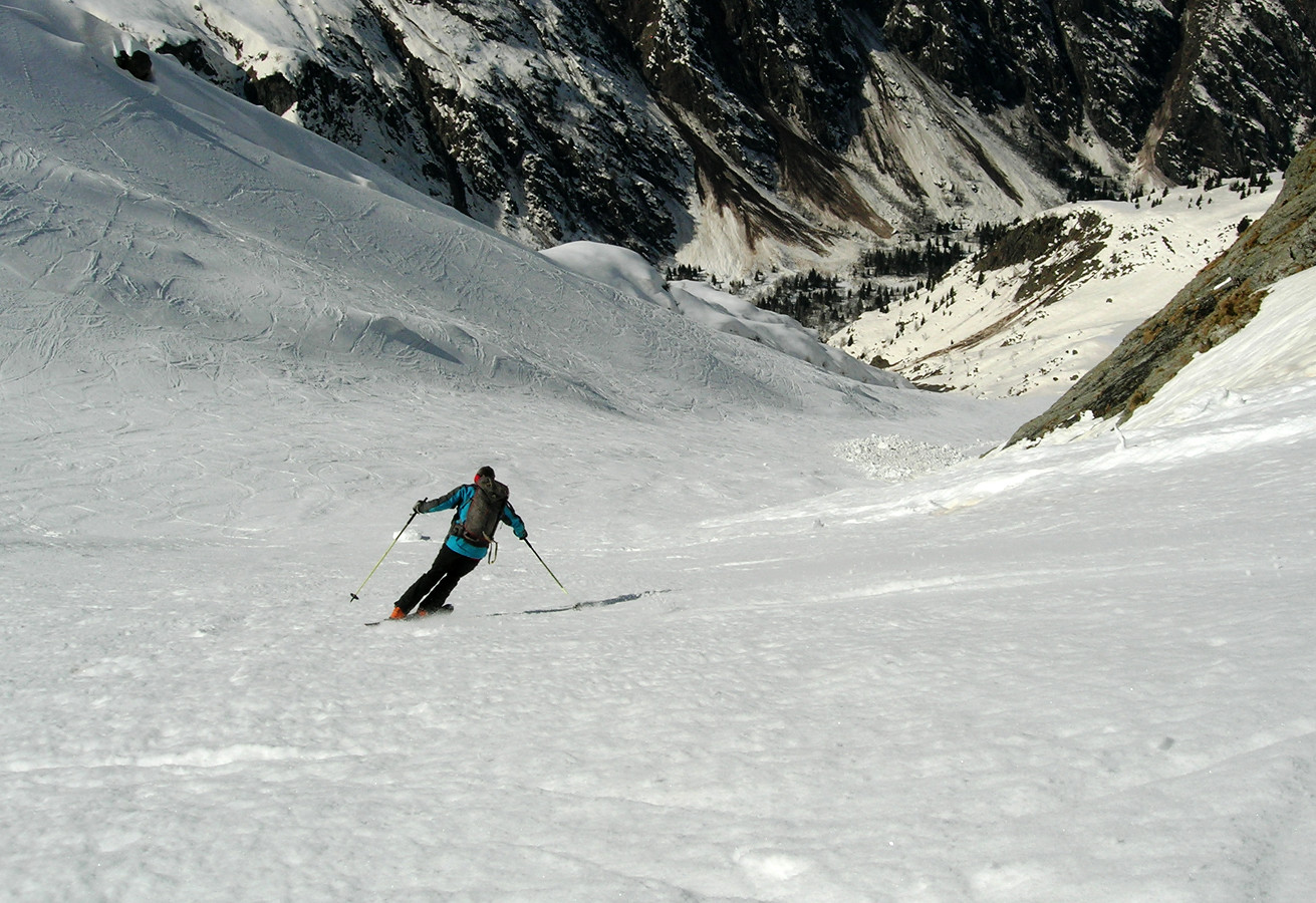 Canalone del Druet; ancora curve...