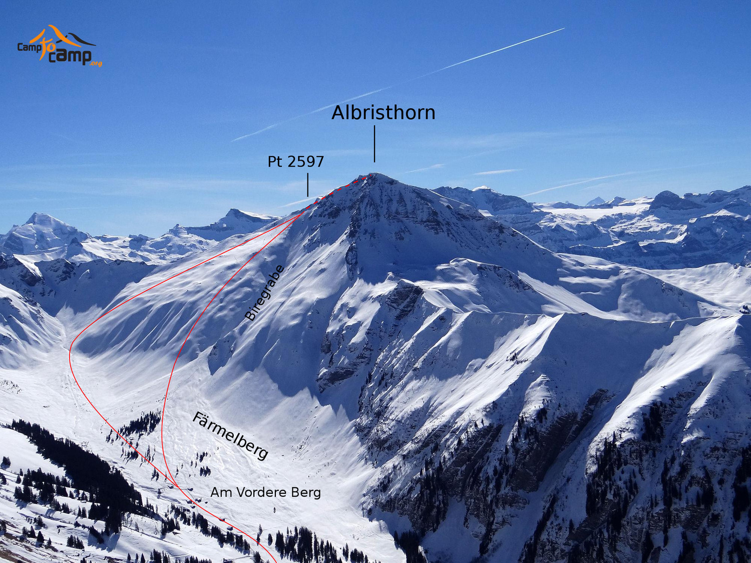 Albristhorn par le Färmeltal