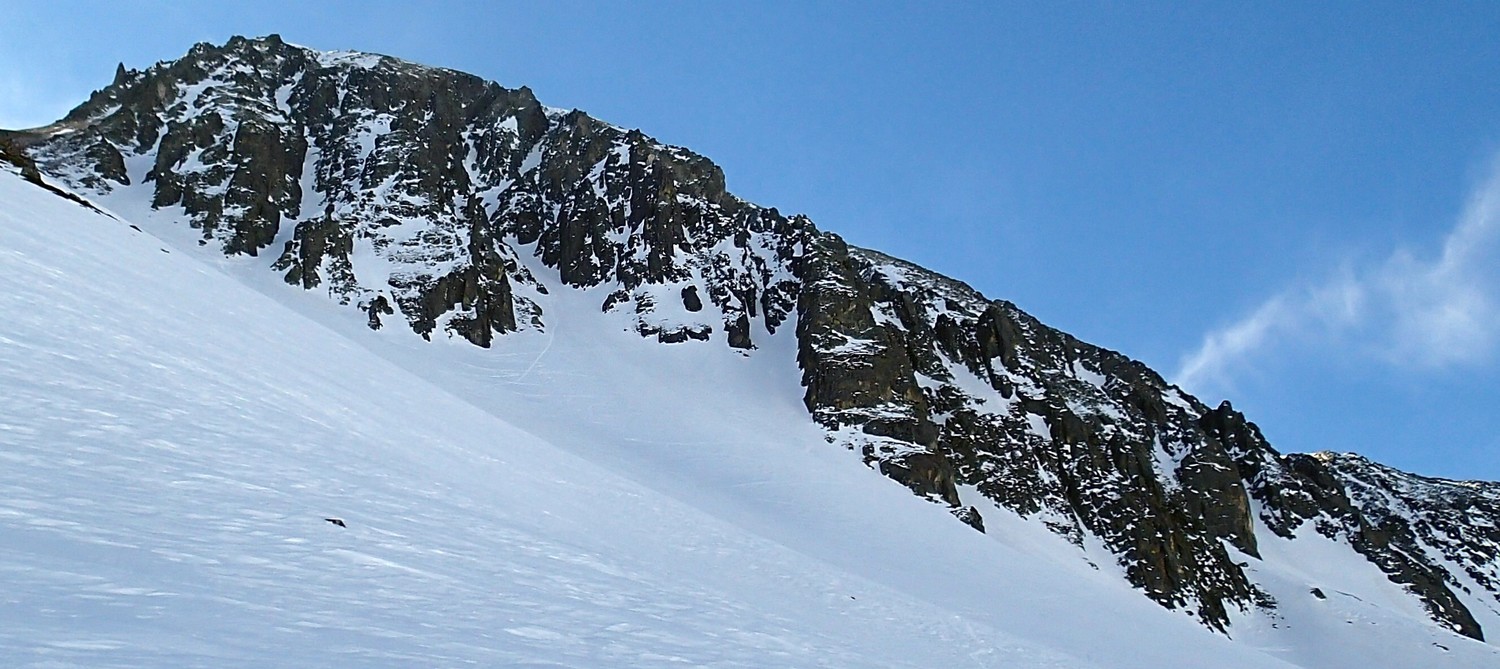 Fin de l'approche, on voit le couloir à gauche