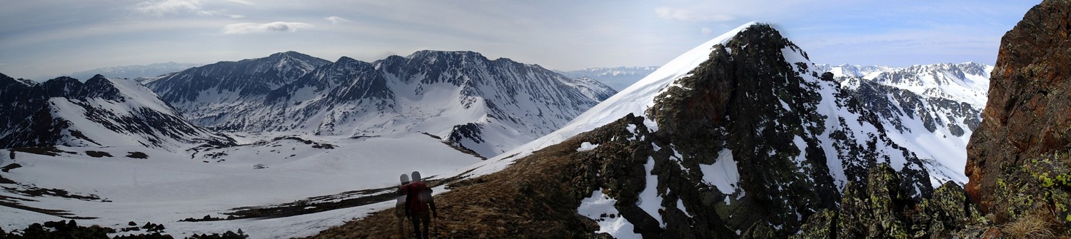 Au sommet, vers le Pic d'Envalira