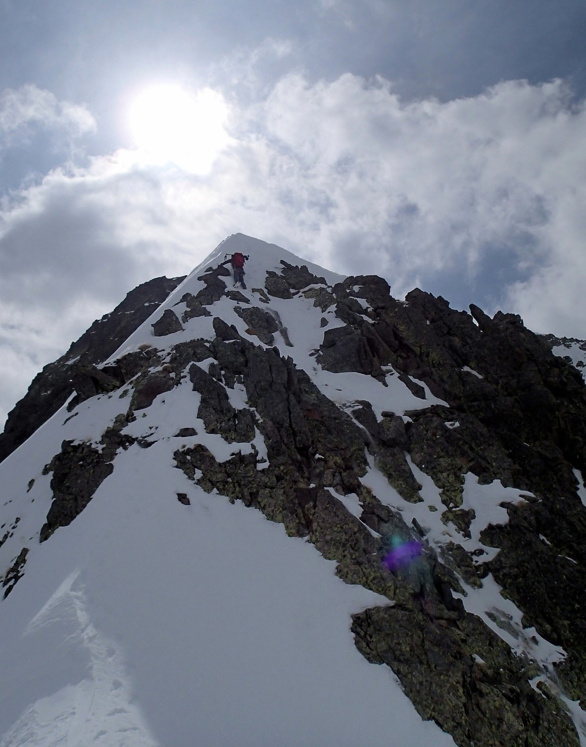 Sur l'Arête, la fameuse "sommité"