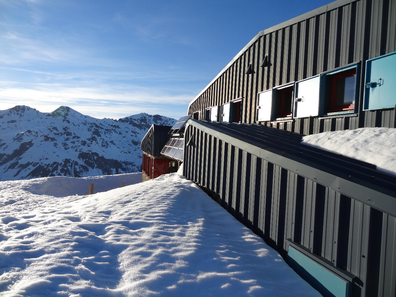 Sunset at Rulhe Hut, Aston Valley, french Pyrénées