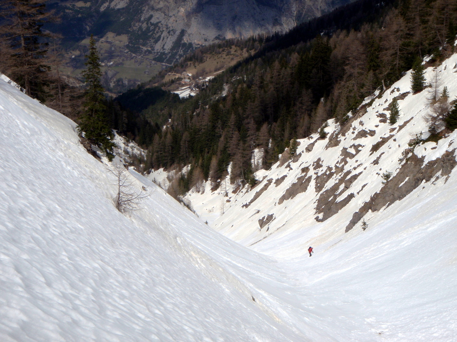 Le haut du ravin de Bournin