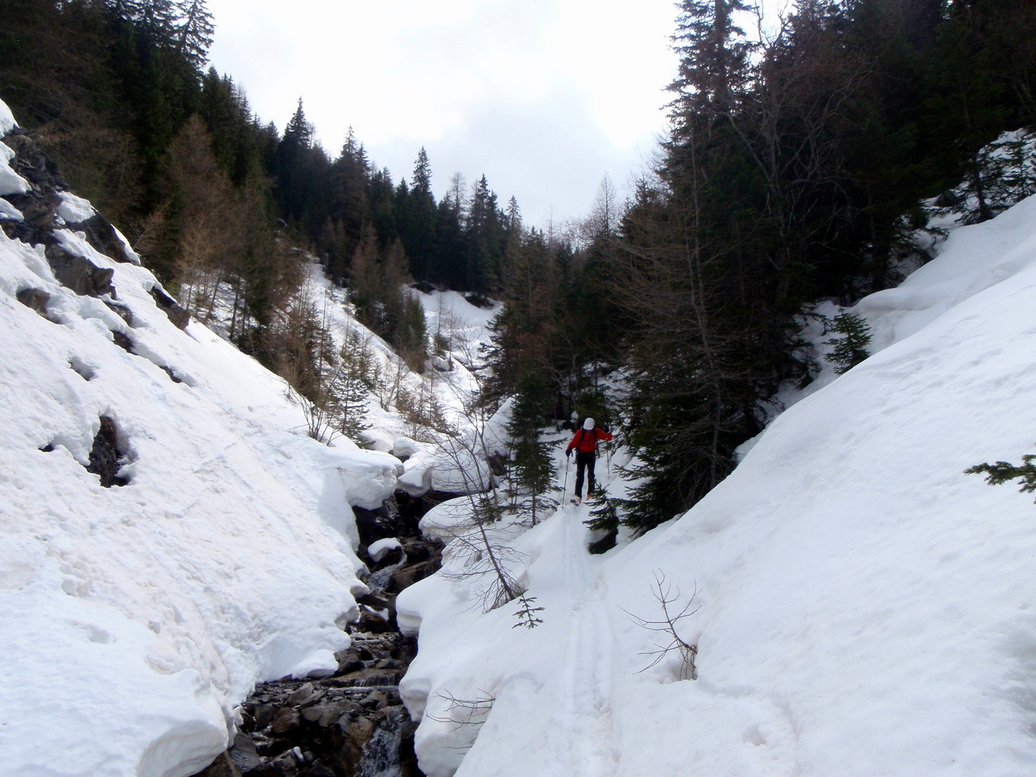 Le bas du Ravin moins skiant...