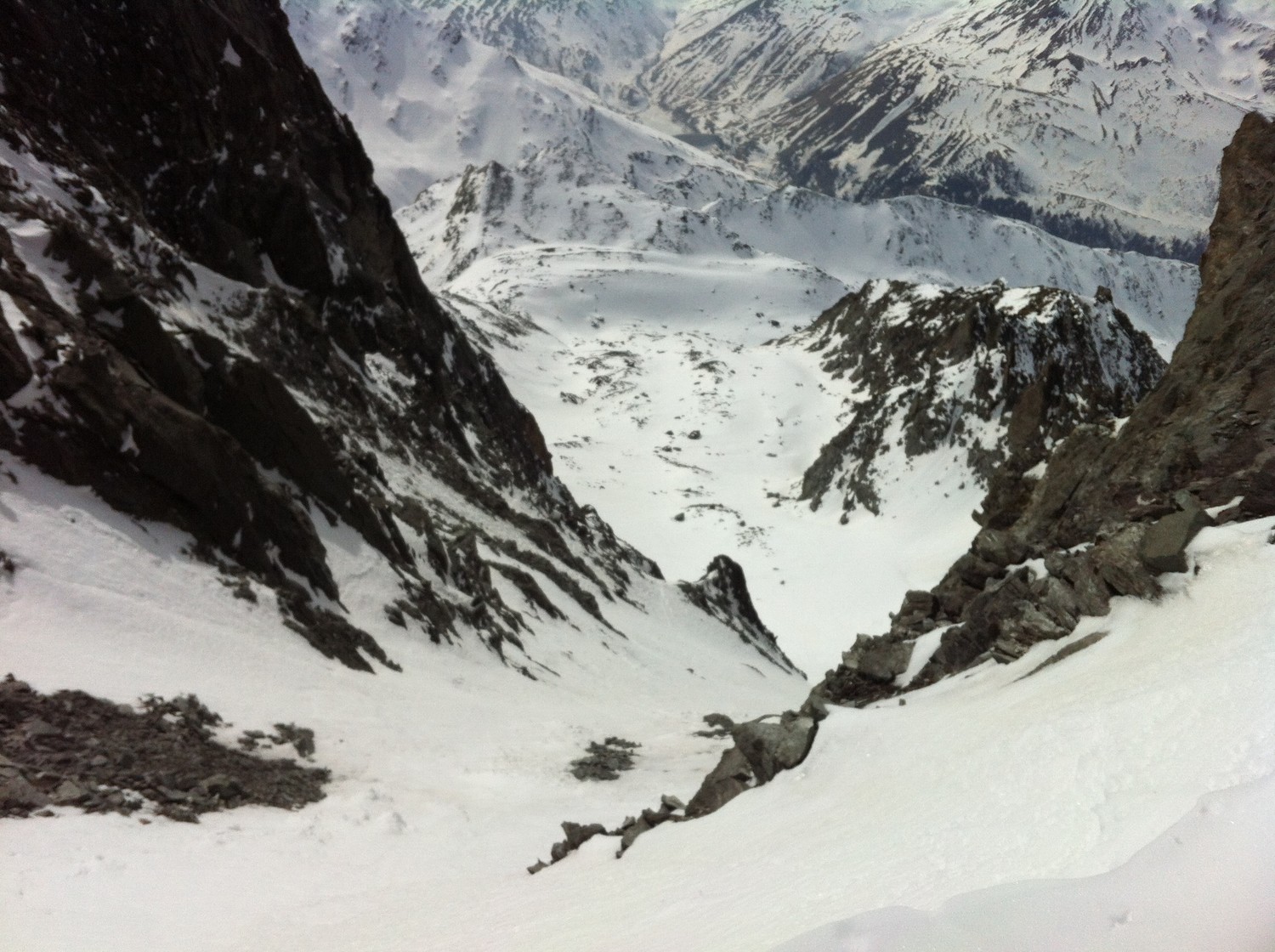 Départ du couloir W de l'Epée