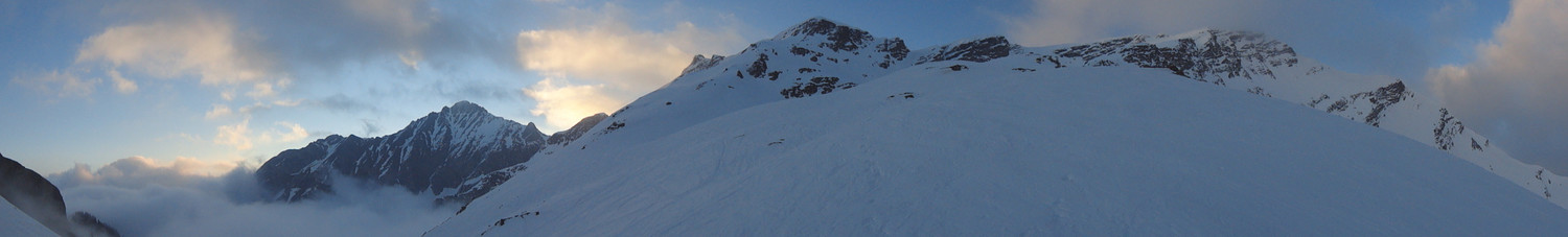 Panorama du Col Pt 2074