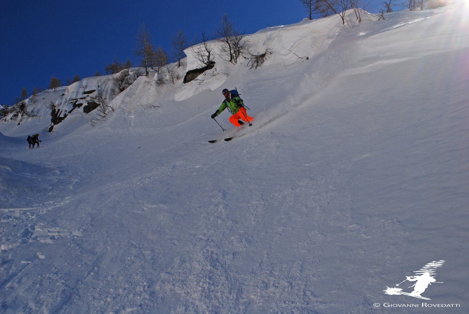 Discesa in Val Casnaggina