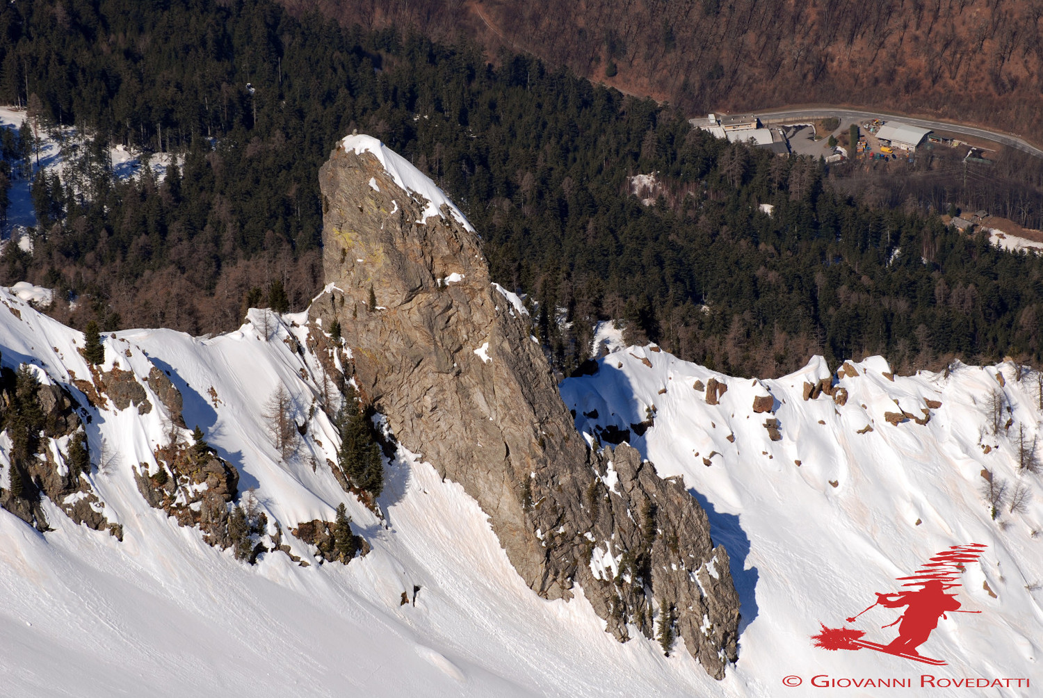 Il Denc dal Luf 2172m versante S dal Pizzo dei Vanni 2774m
