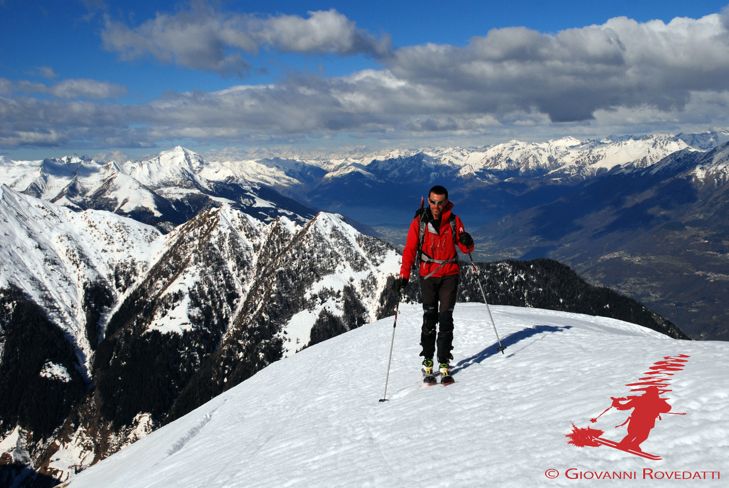Gabriele arriva in cima al Pizzo Torrenzuolo 2380m