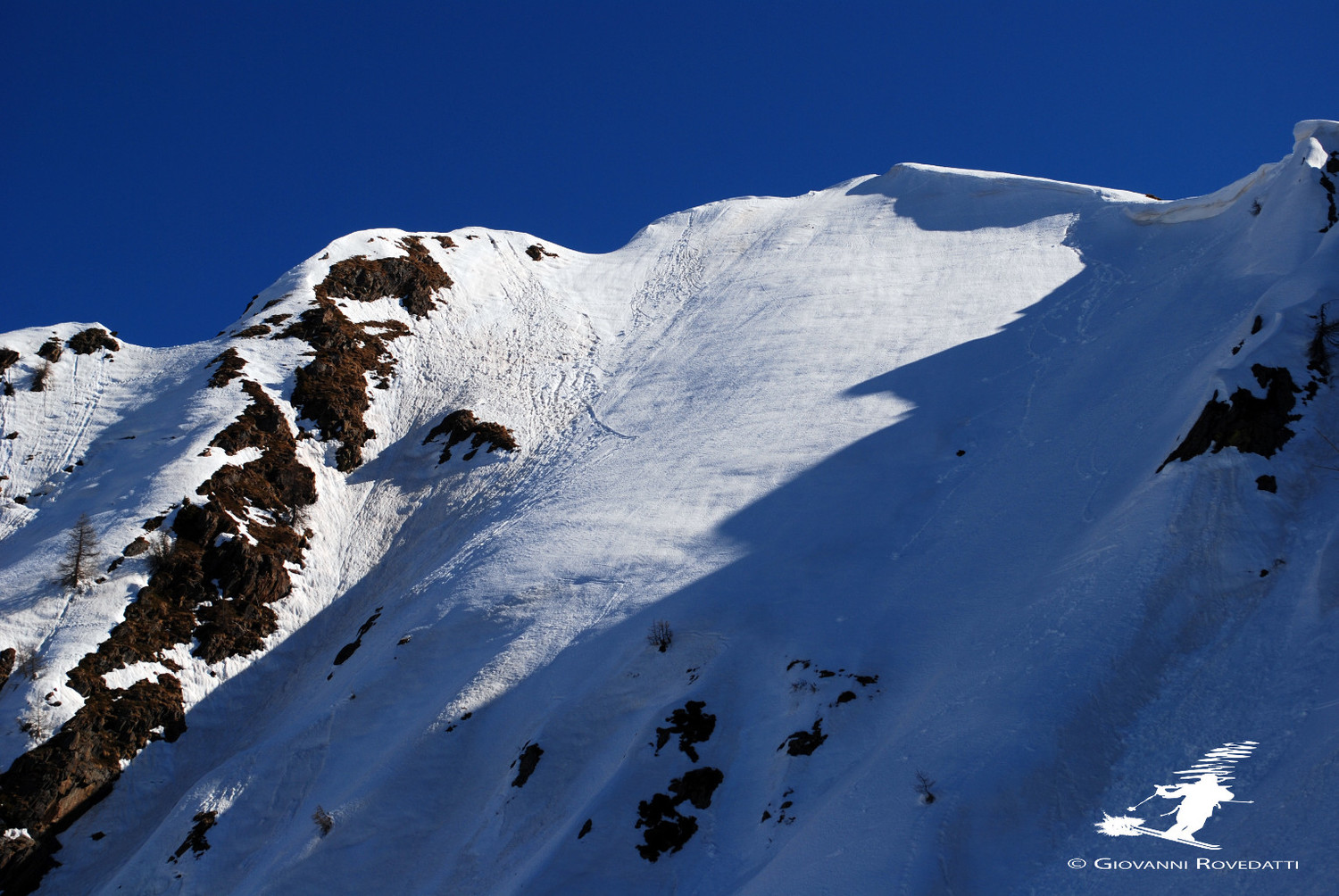 La ripida parete NW del Pizzo Torrenzuolo 2380m