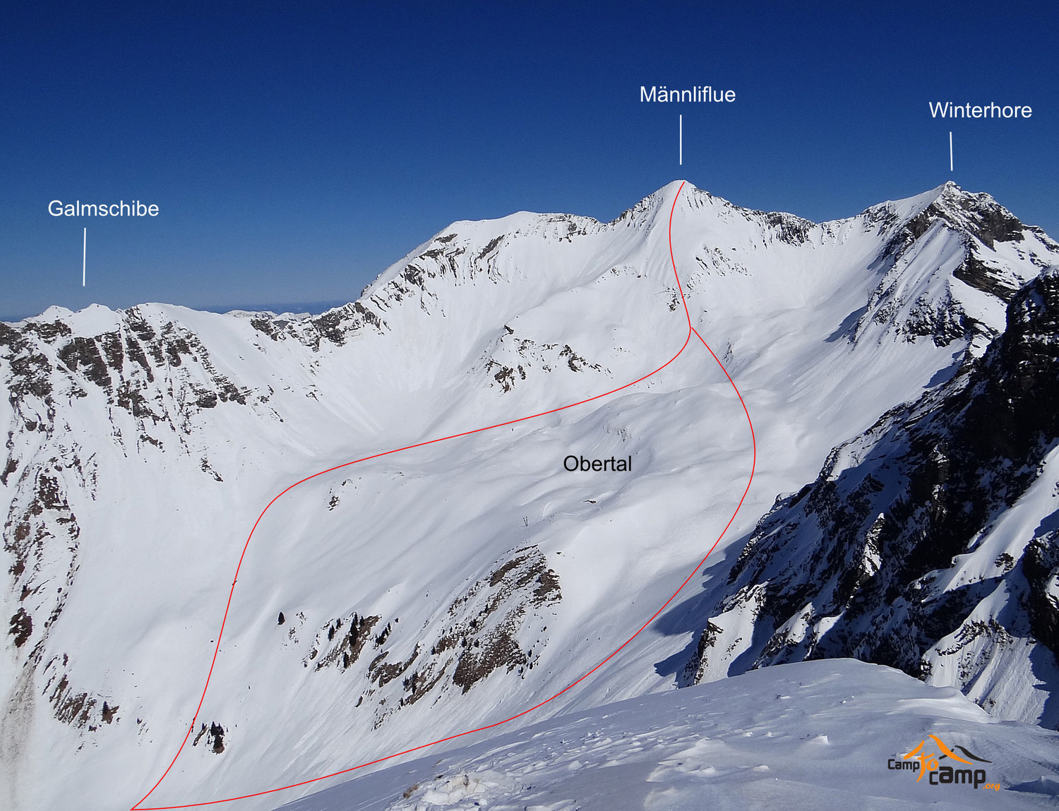 Männliflue depuis Fildrich