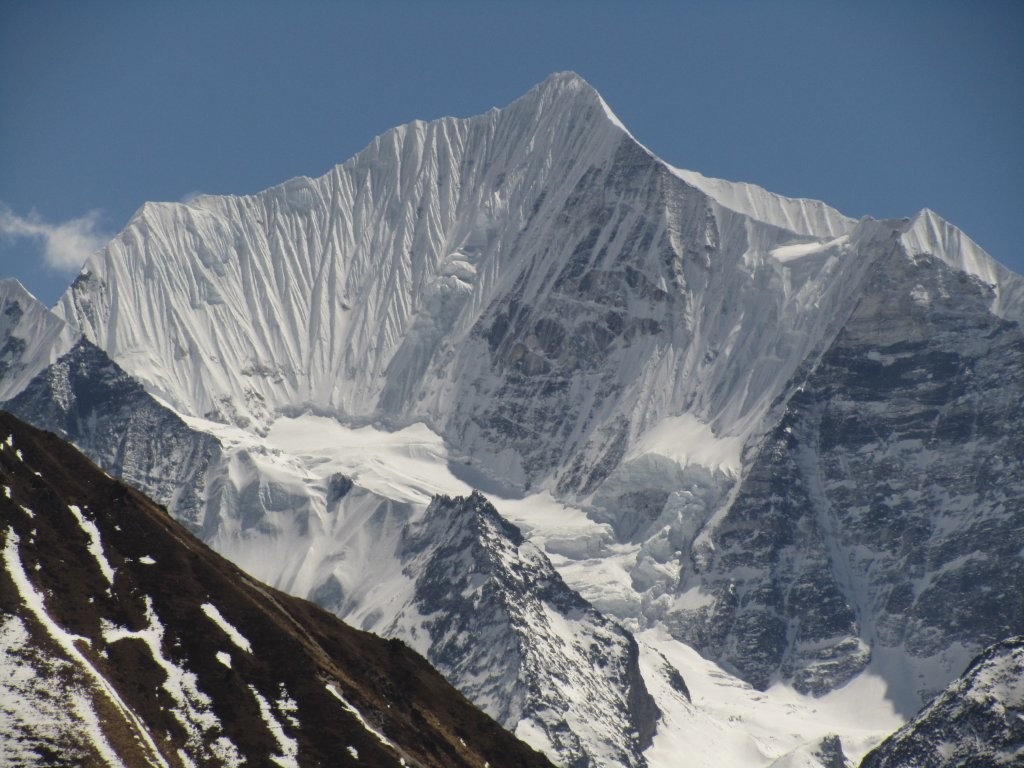 Face ouest du Ganchenpo (6300m)