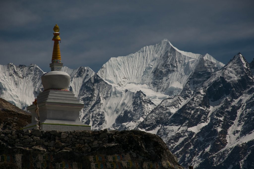 Stupa à Kyanjin Gompa