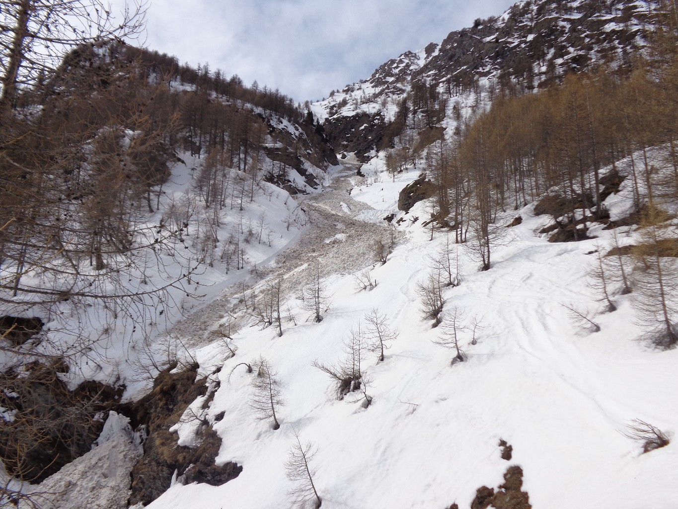 Avalanche travaersée