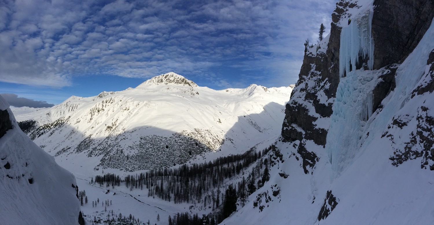 Vue depuis les cascades