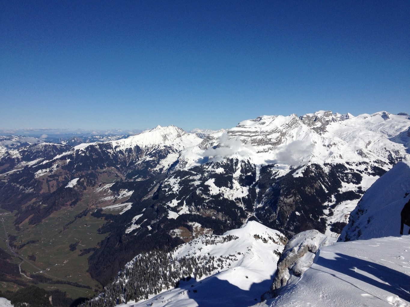Säntis, tout au fond ?