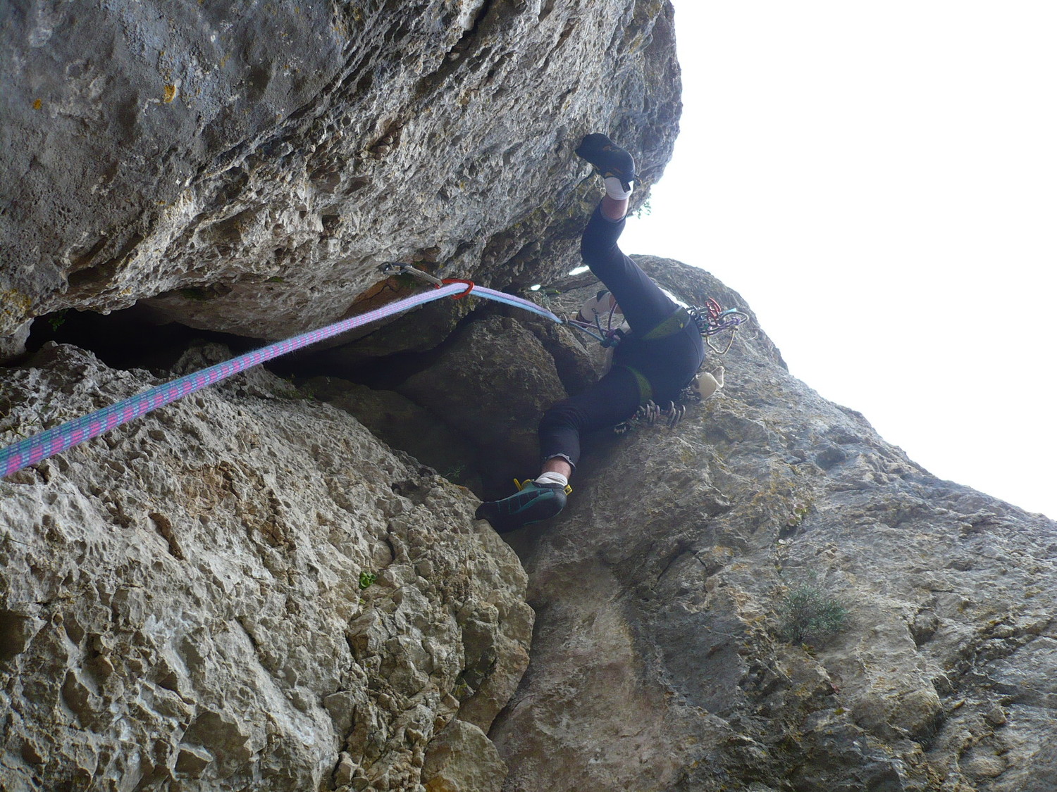 au niveau du crux de L3