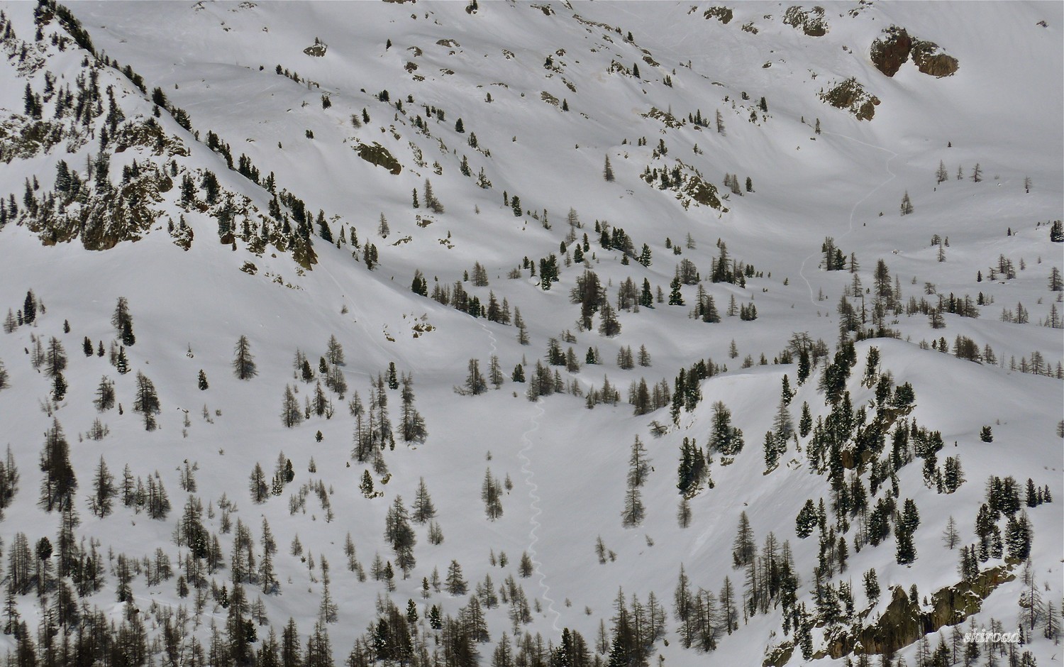 Ma descente du Camp de Soubran.