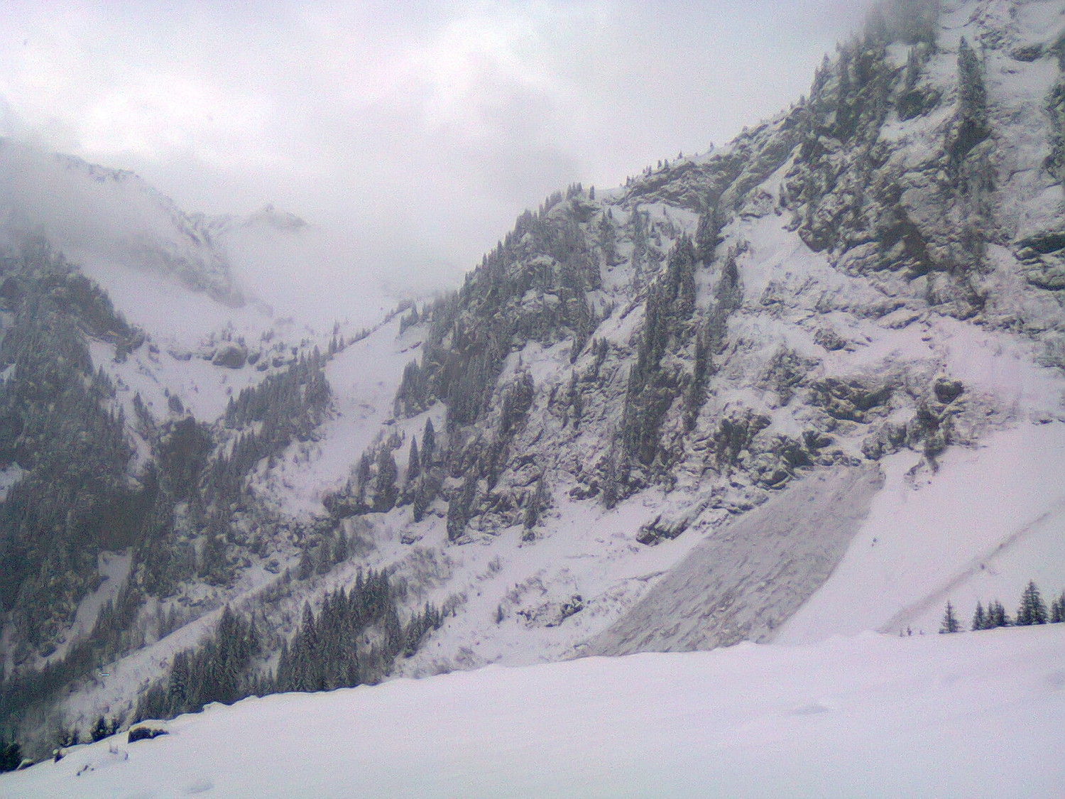 Coulée sur la traversée finale