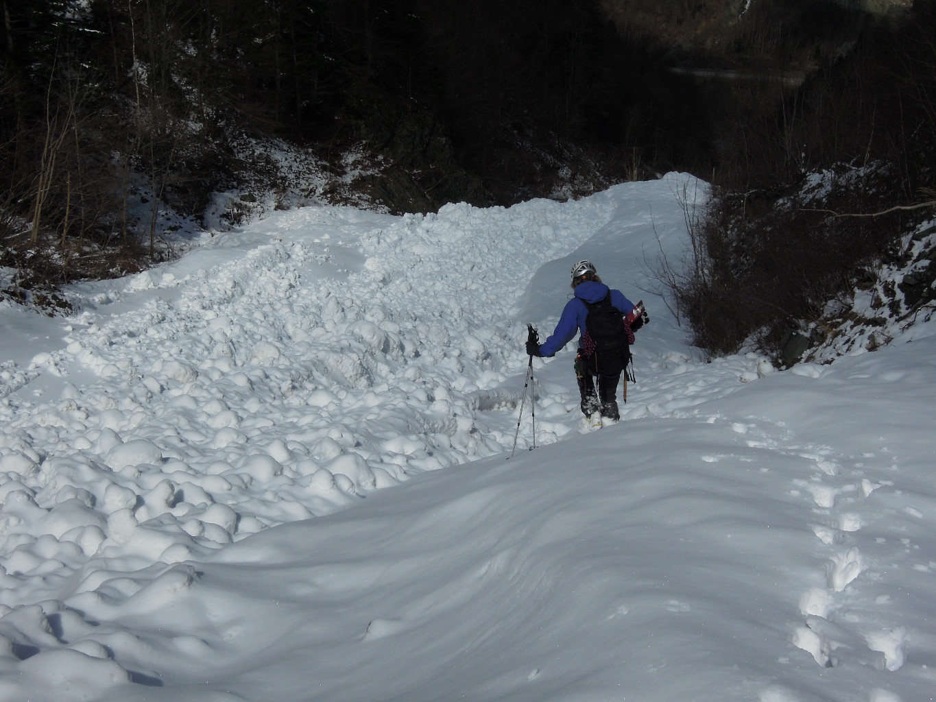 Du coup, on finit à pied (derniers 100m)