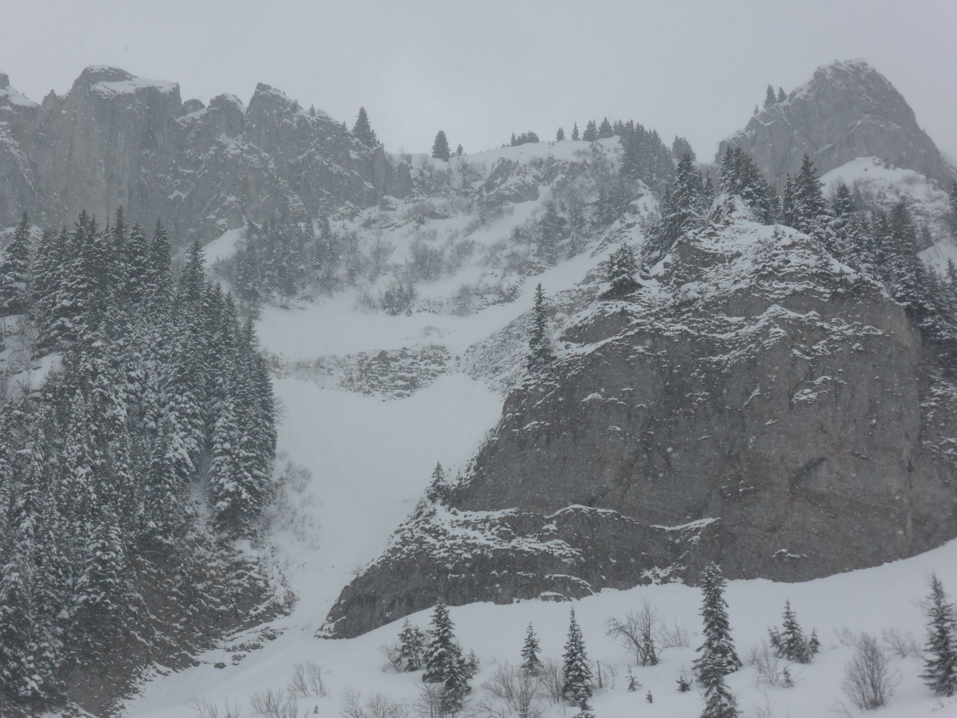 Le couloir vu de face