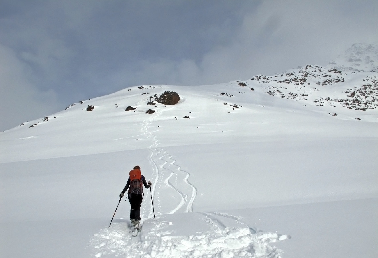 Dosso Tresero; ri-salita alla quota 2603 m...