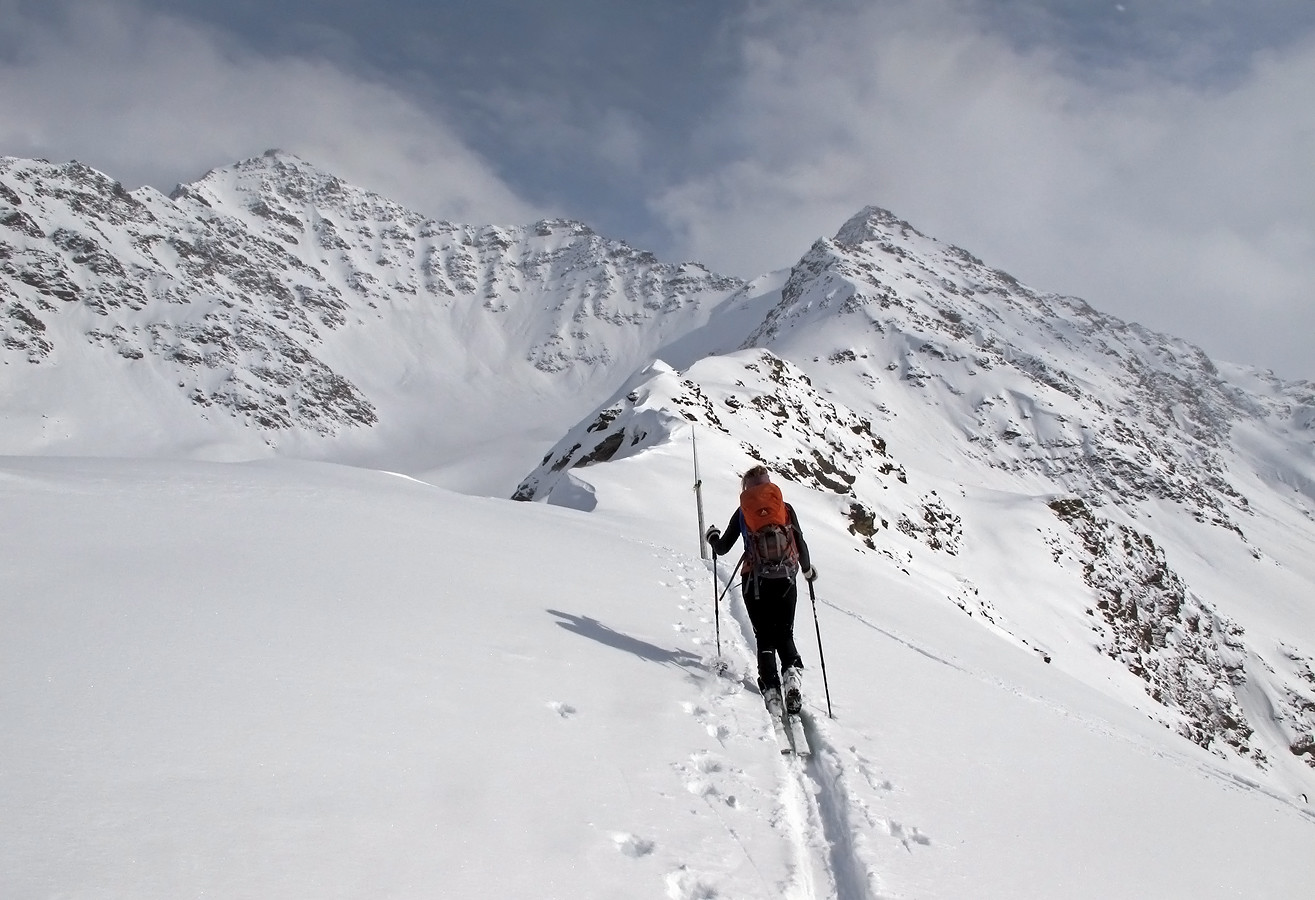 Dosso Tresero; alla quota 2603 m...