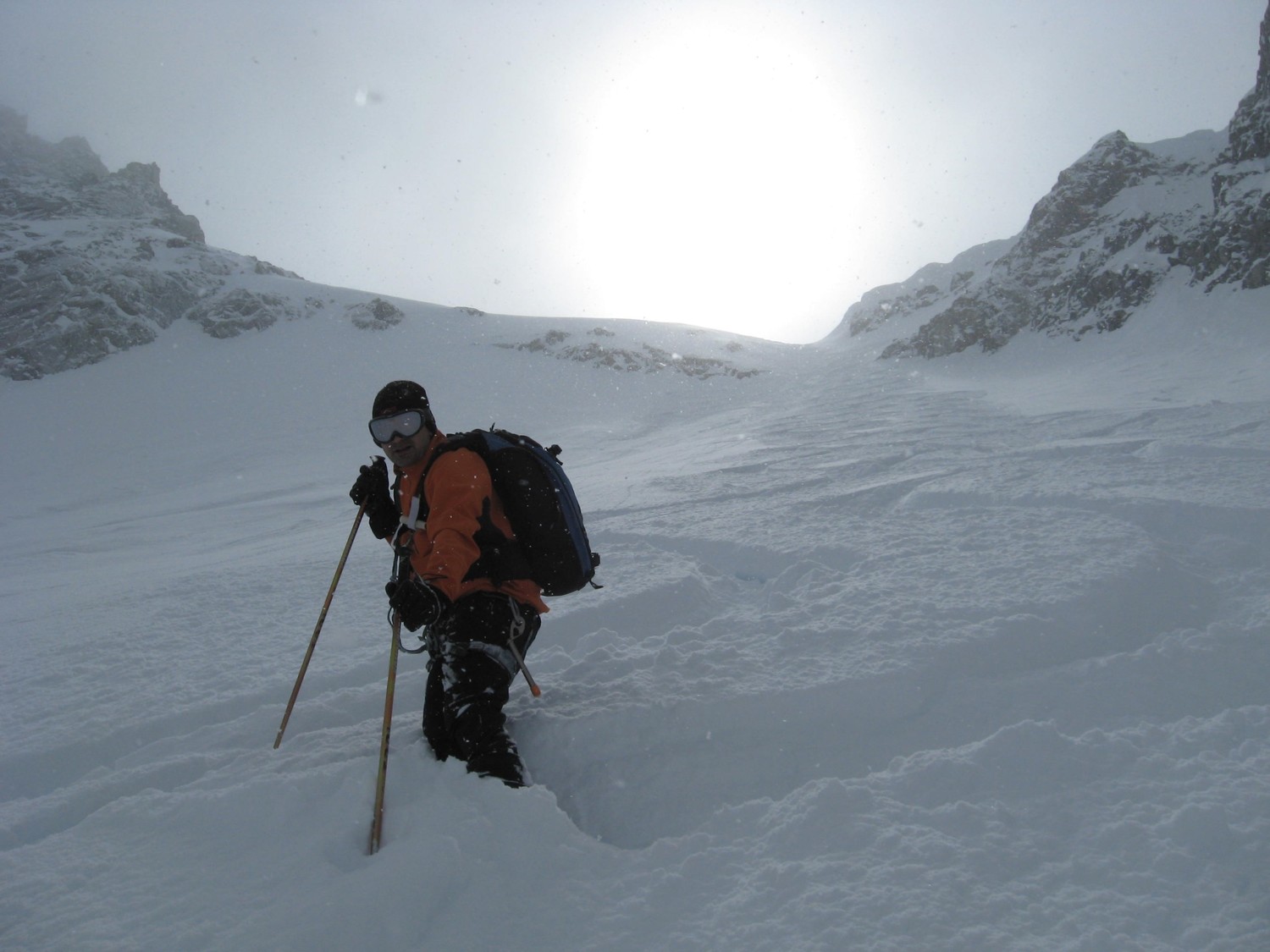 Couloir du Pissoir le haut