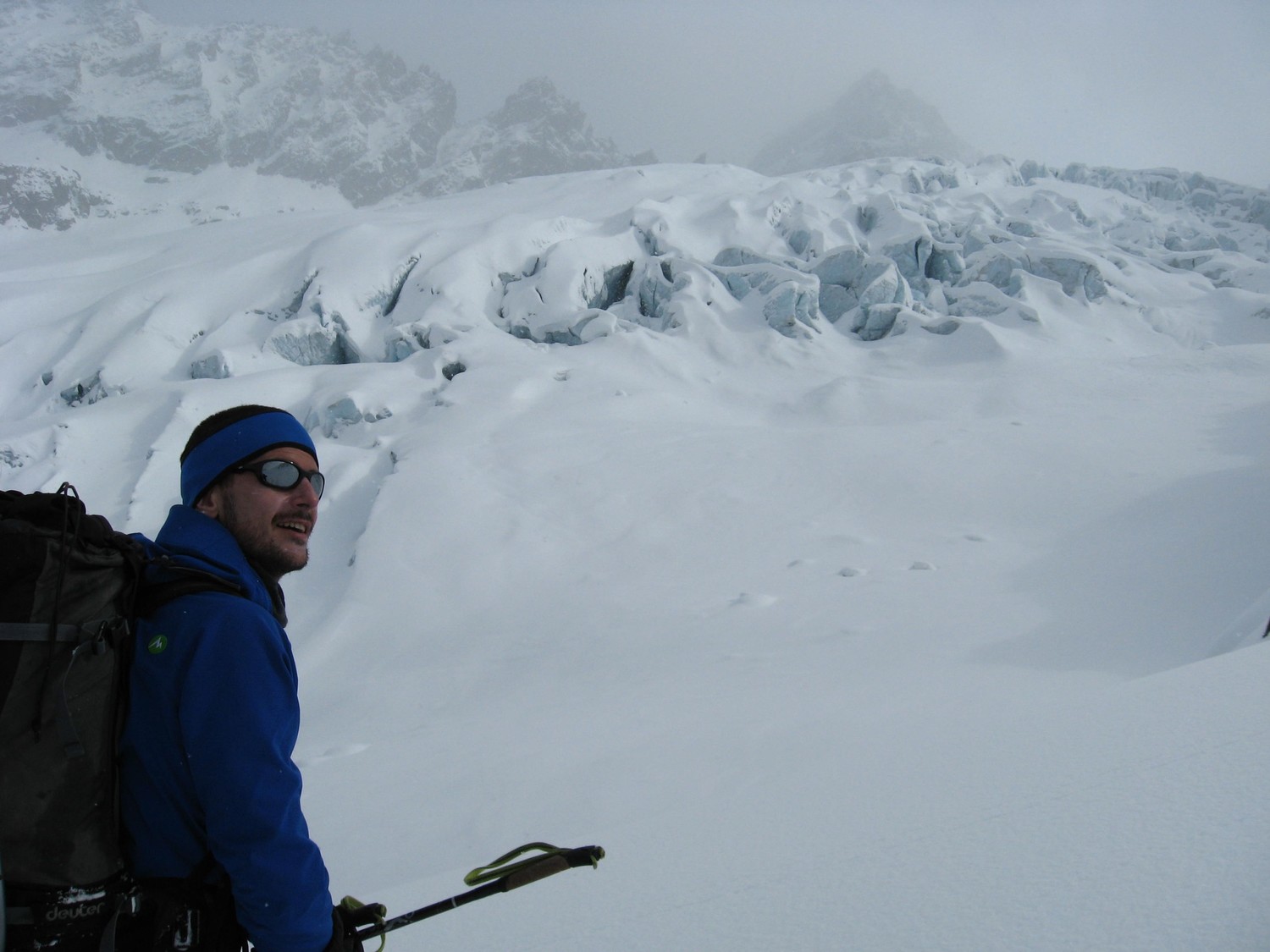 Front de sérac du glacier du Trient