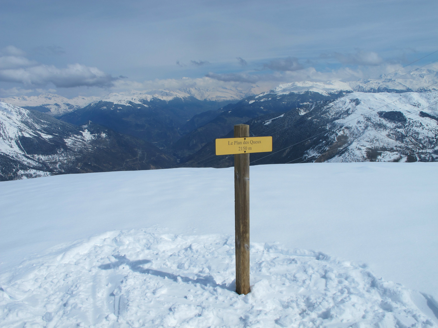 arrivée au sommet
