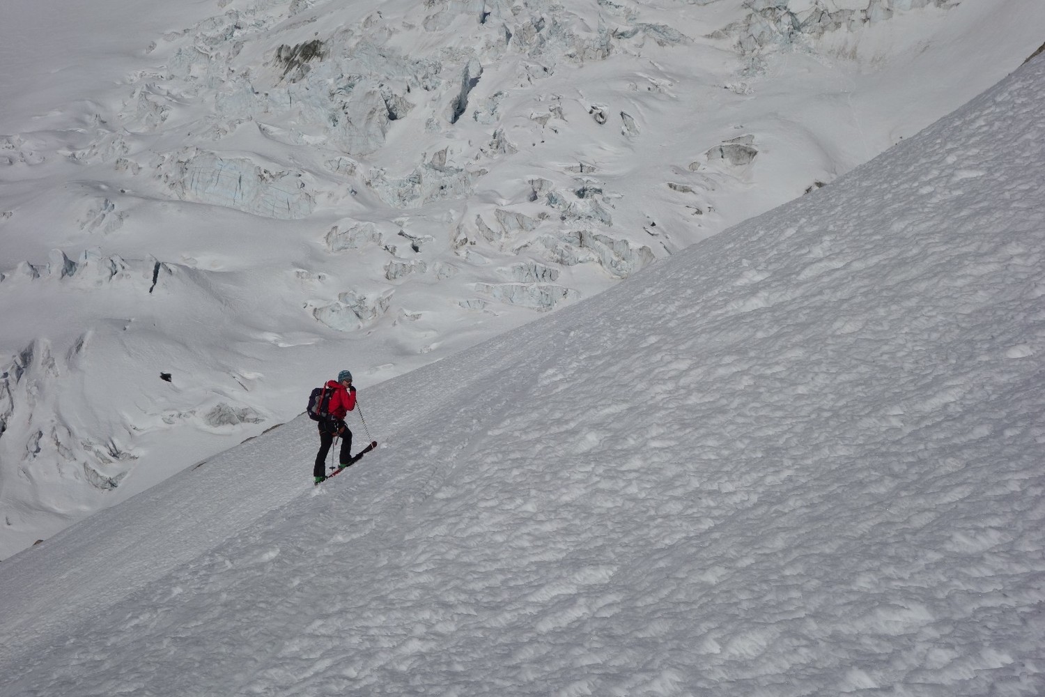 sur le glacier