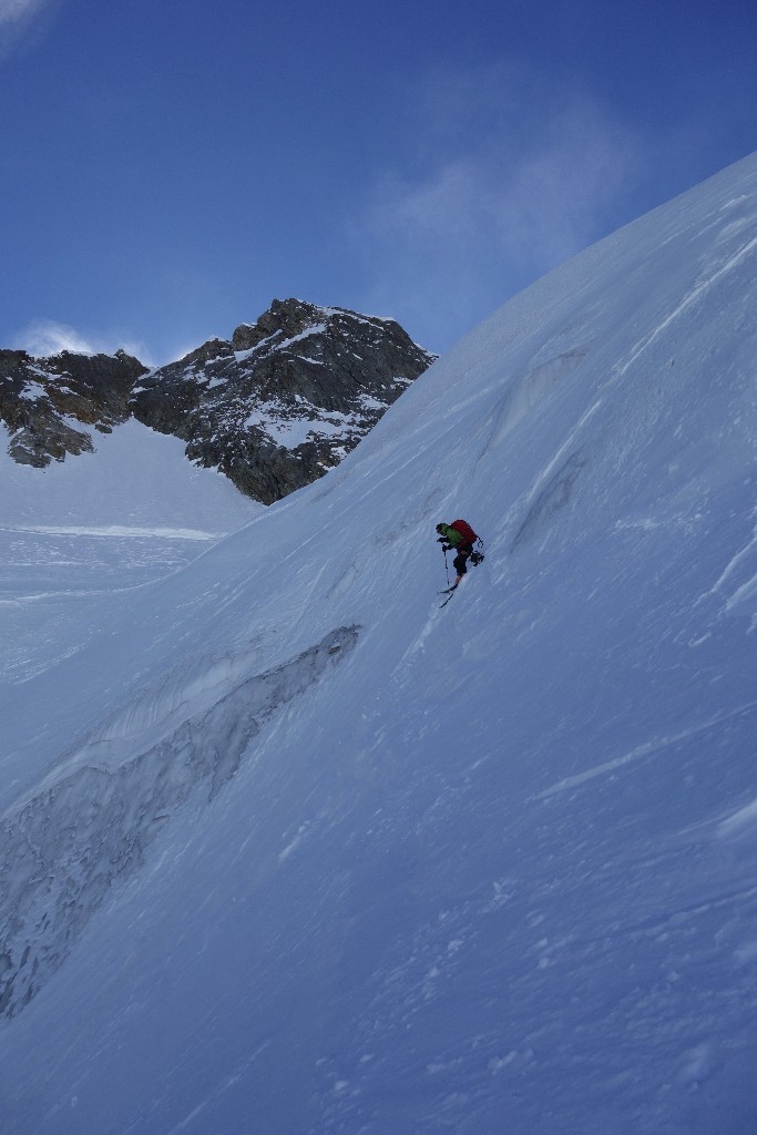 passage raide pres des seracs