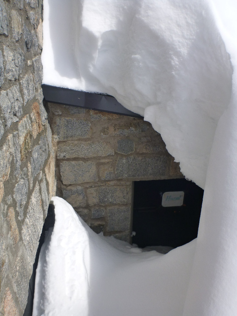 acces a la partie hivernale de la ventosa