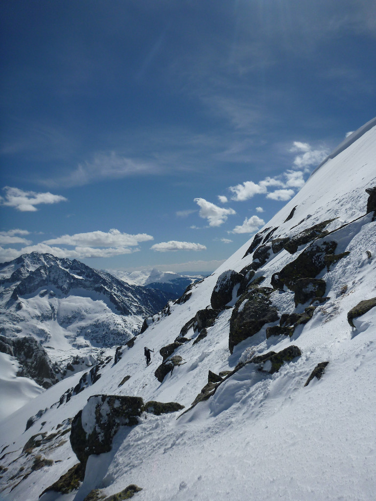 chik dan la montée finale au Montardo gran