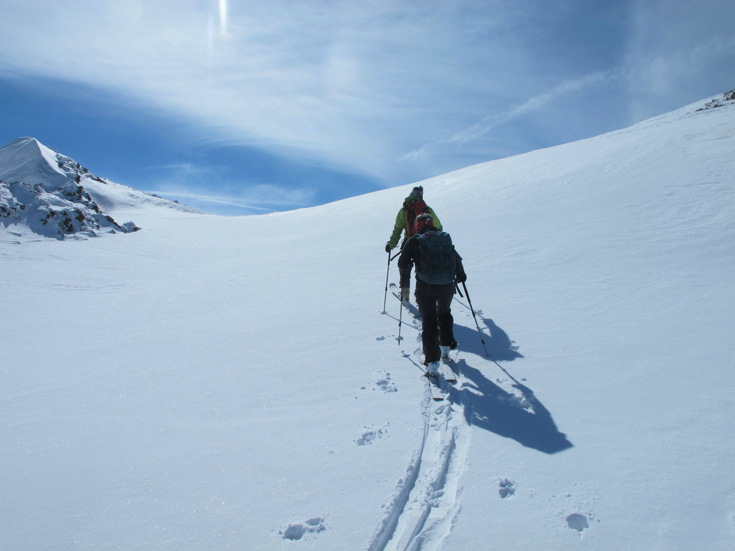 Montée sur la croupe