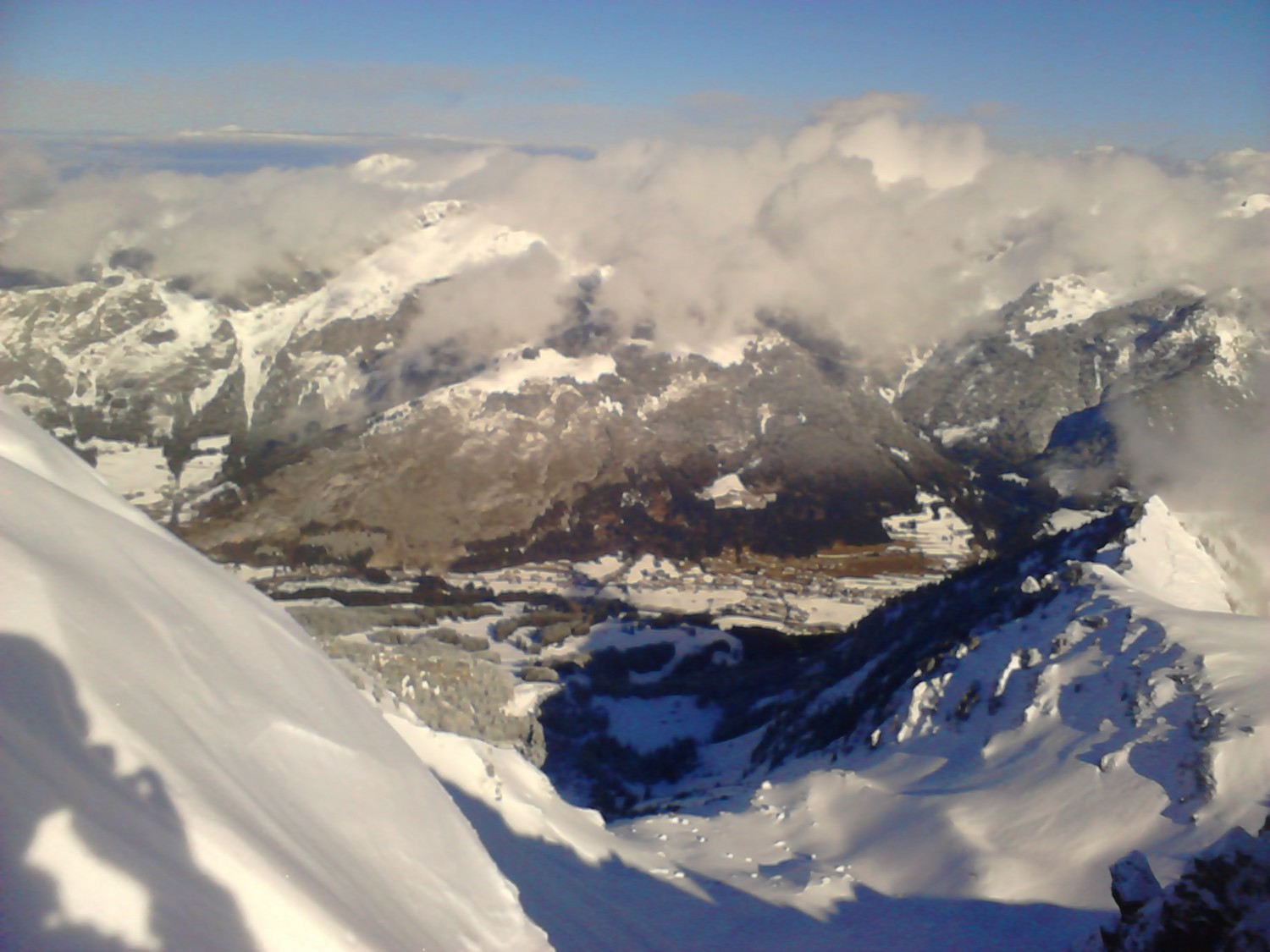 belle vue sur le val d'abondance