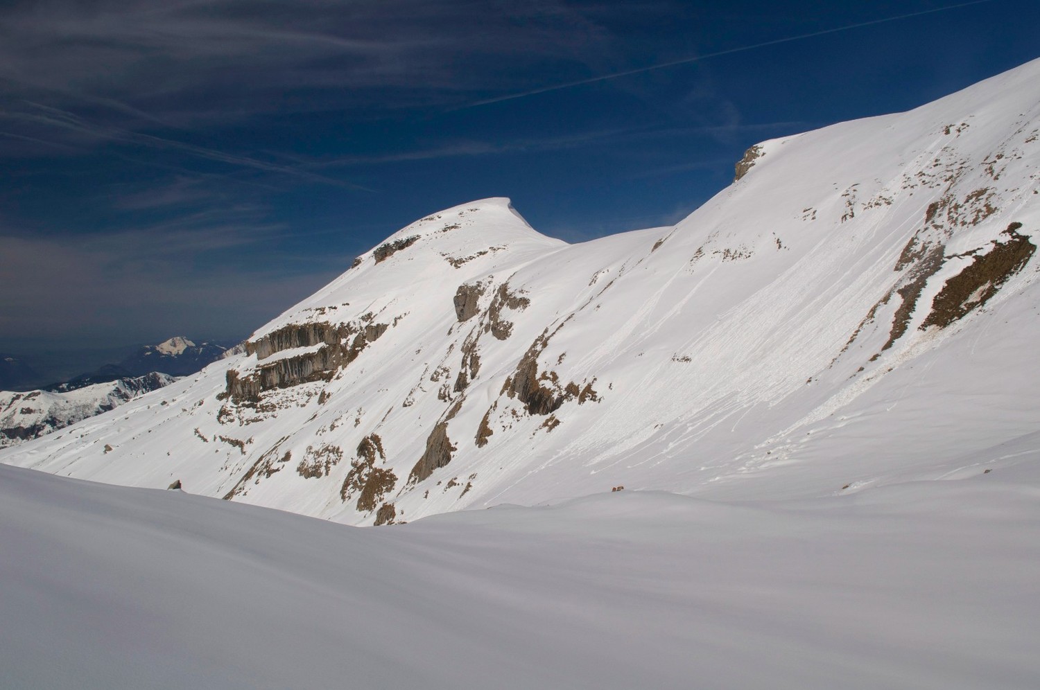 la tête de bossetan depuis le col de ... devinez ..